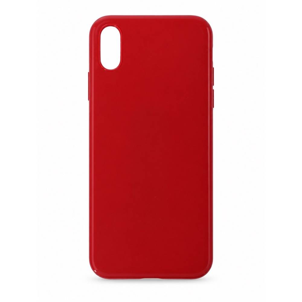 Haobuy iPhone XS Max Protection Case Red Microfiber Lining Slim Cover 13-503